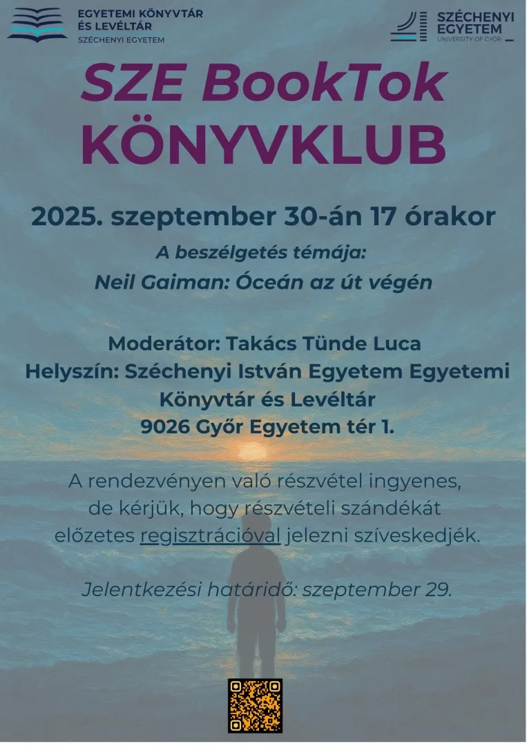 SZE BookTok Könyvklub plakát szept..webp